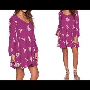 Free People Embroidered Austin Shift Dress